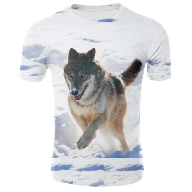 American Wolves Snow Hunting Wolf T-Shirt