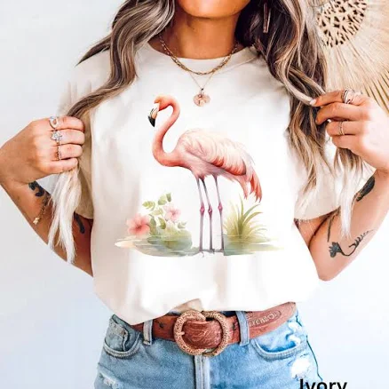 Pink Flamingo Comfort Colors T-Shirt