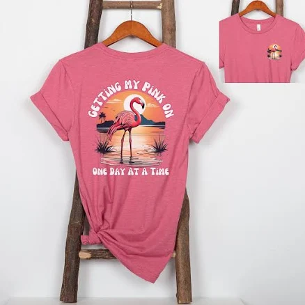 Pink Flamingo Graphic T-Shirt