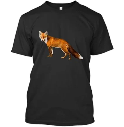 Wild Fantastic Fox Realistic Wildlife Forest Creature T-Shirt