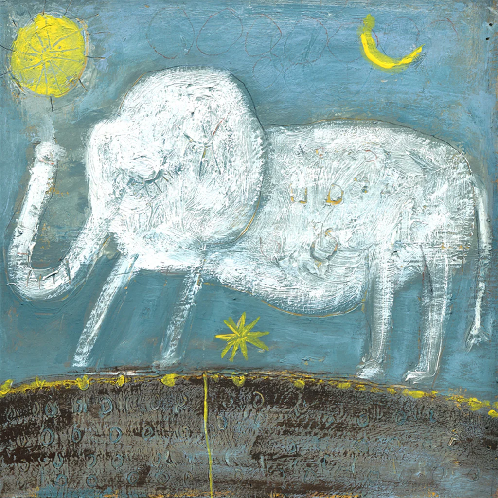 Baby Elephant Art Print Sugarboo & Co