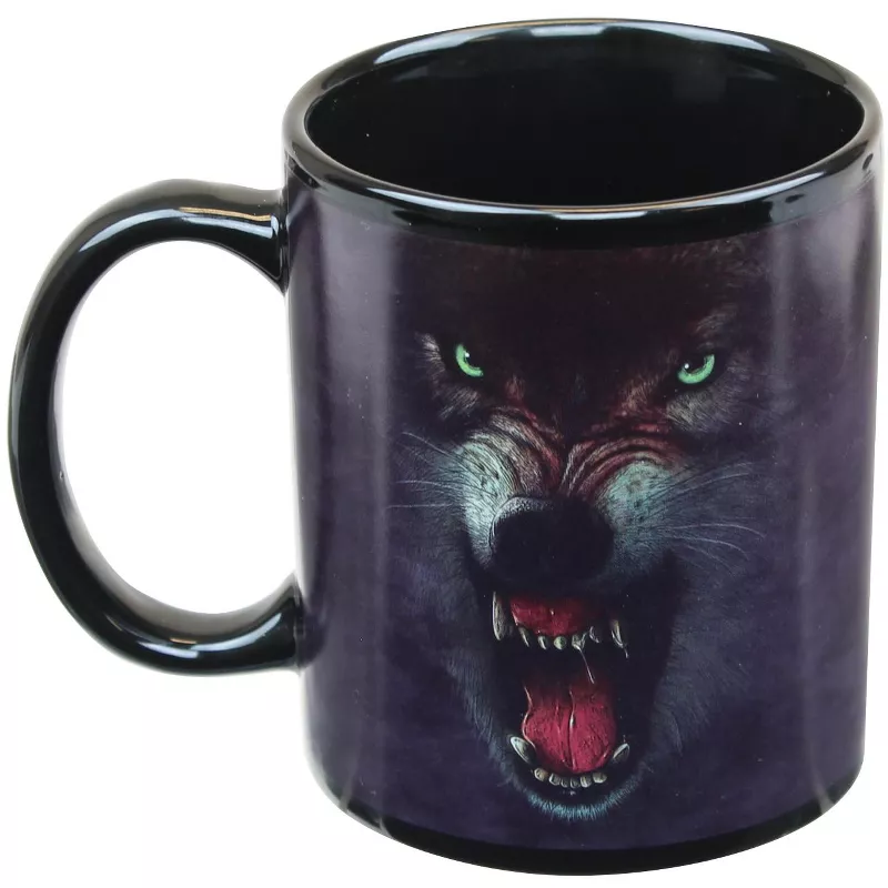 Growling Wolf Coffee Mug 11oz
