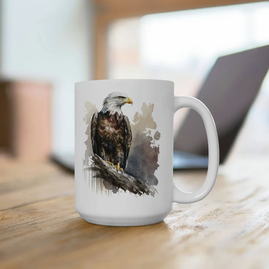 Bald Eagle Coffee Mug - 15oz