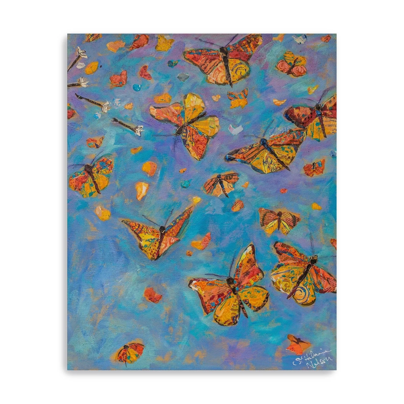 Monarch Canvas Giclee Wall Art