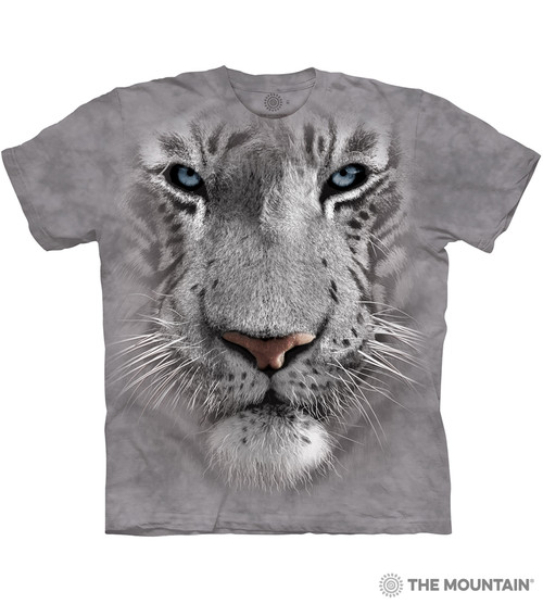 The Mountain White Tiger Face T-Shirt
