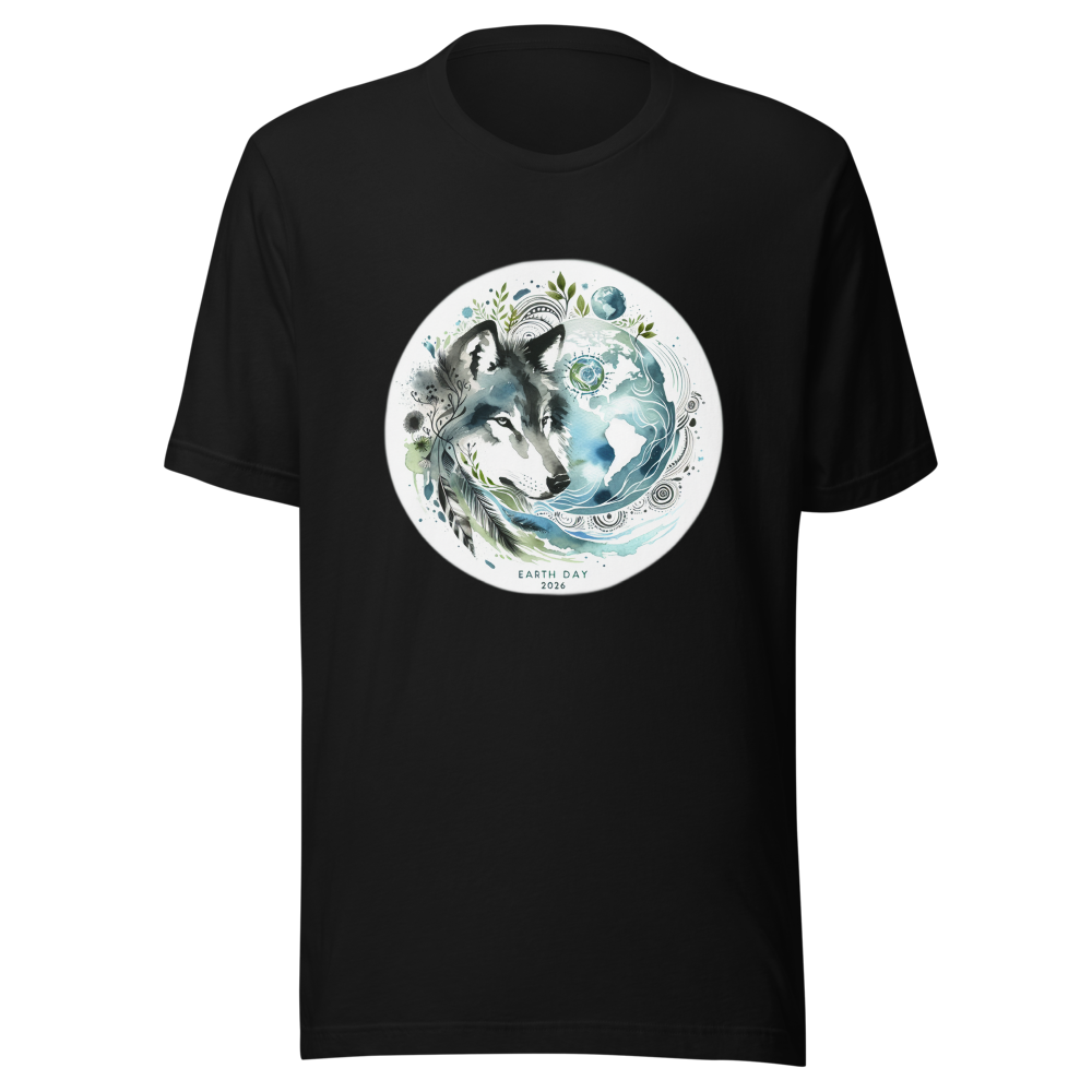 Earth Day Wolf Tee - Vol 8