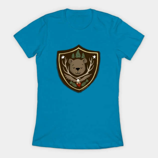 Bear Forest Badge T-Shirt