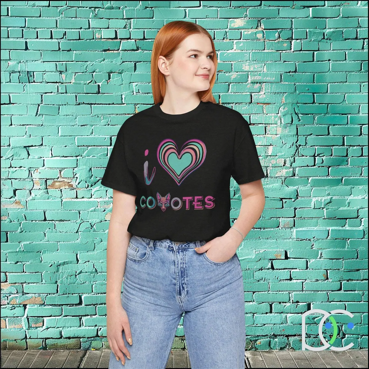 I Love Coyotes Graphic T-Shirt