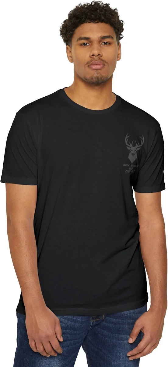 Buck Around Hunting Tee with Deer Antler Design