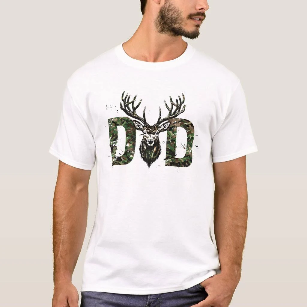 Men's Deer Antler Graphic T-Shirt