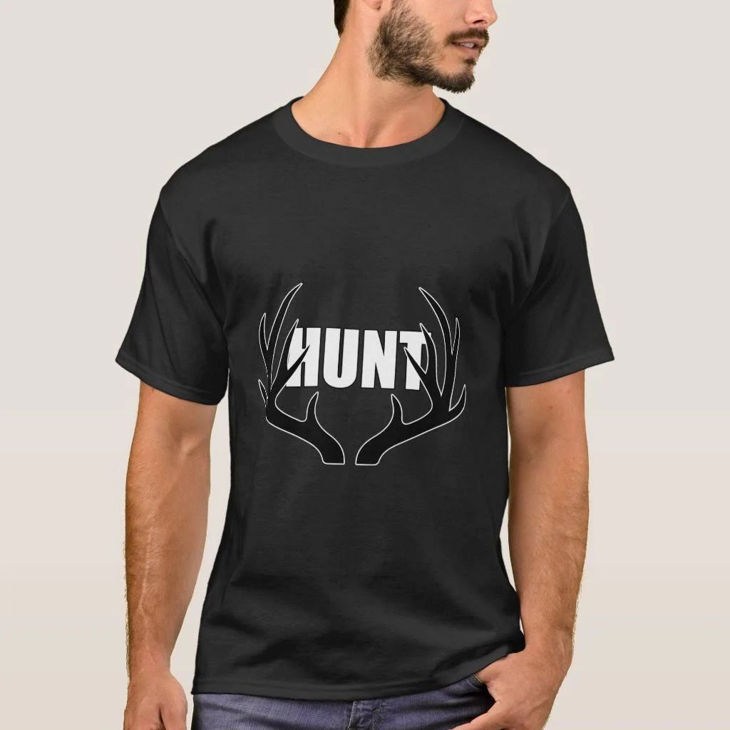 Men's Whitetail Buck Antlers T-Shirt