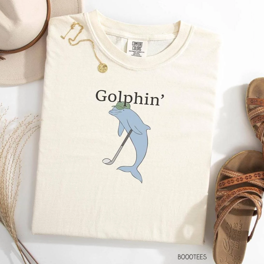 Golphin Dolphin Graphic T-Shirt