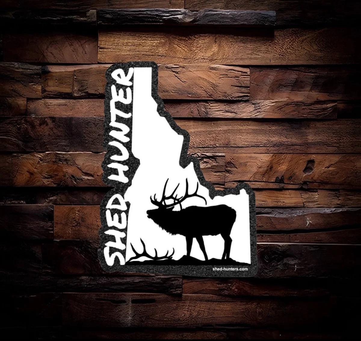 Idaho elk antler shed hunter sticker