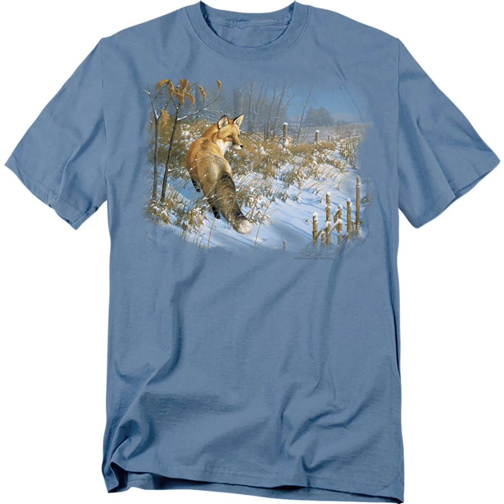 Wildlife Winter Red Fox Stalking T-Shirt