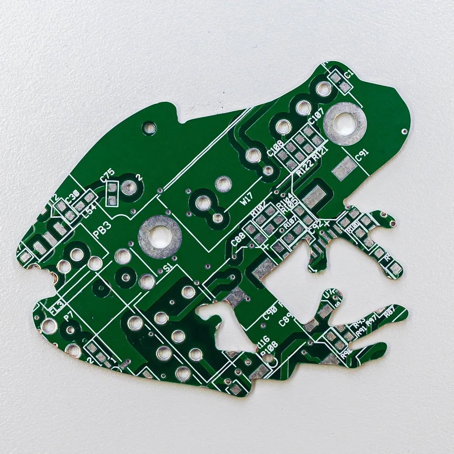 Tree Frog - Cut From Recycled Circuit Board - Choose Option: Magnet, Pin or Ornament