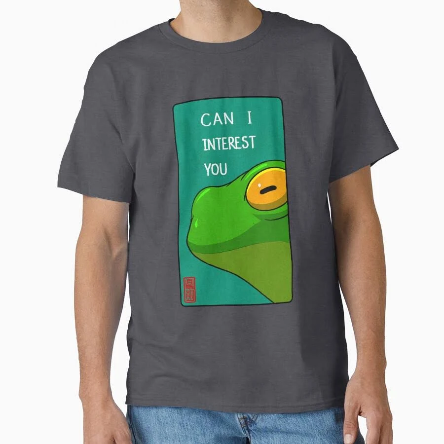 Frog Classic T-Shirt with "Close Up Frog" Meme