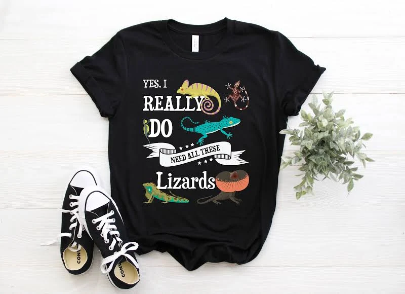 Gecko Lizard Birthday Party T-Shirt