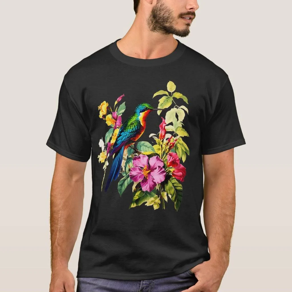 Hummingbird Backyard Bird Wat T-Shirt