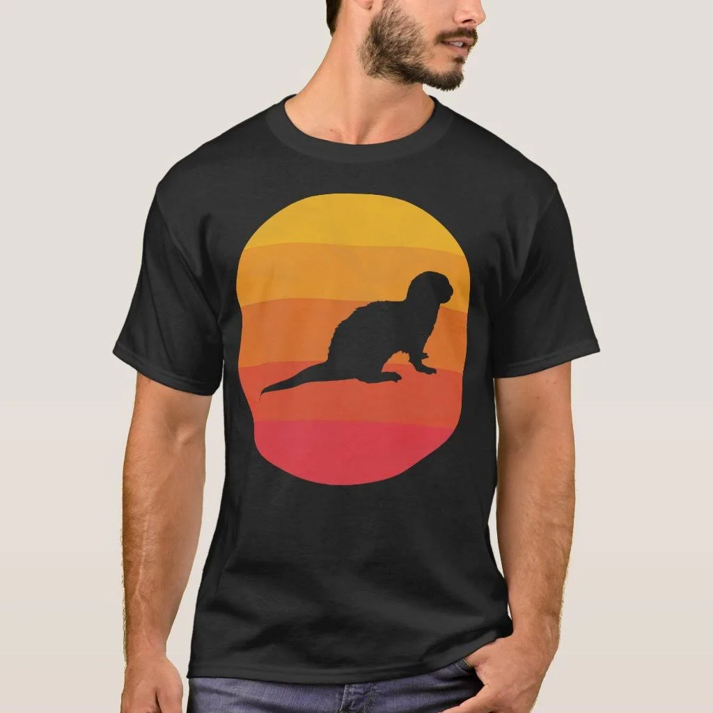 River Otter T-Shirt, Men's, Size: Adult S, Black