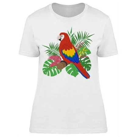 Women's Parrot Tropical Bird T-Shirt