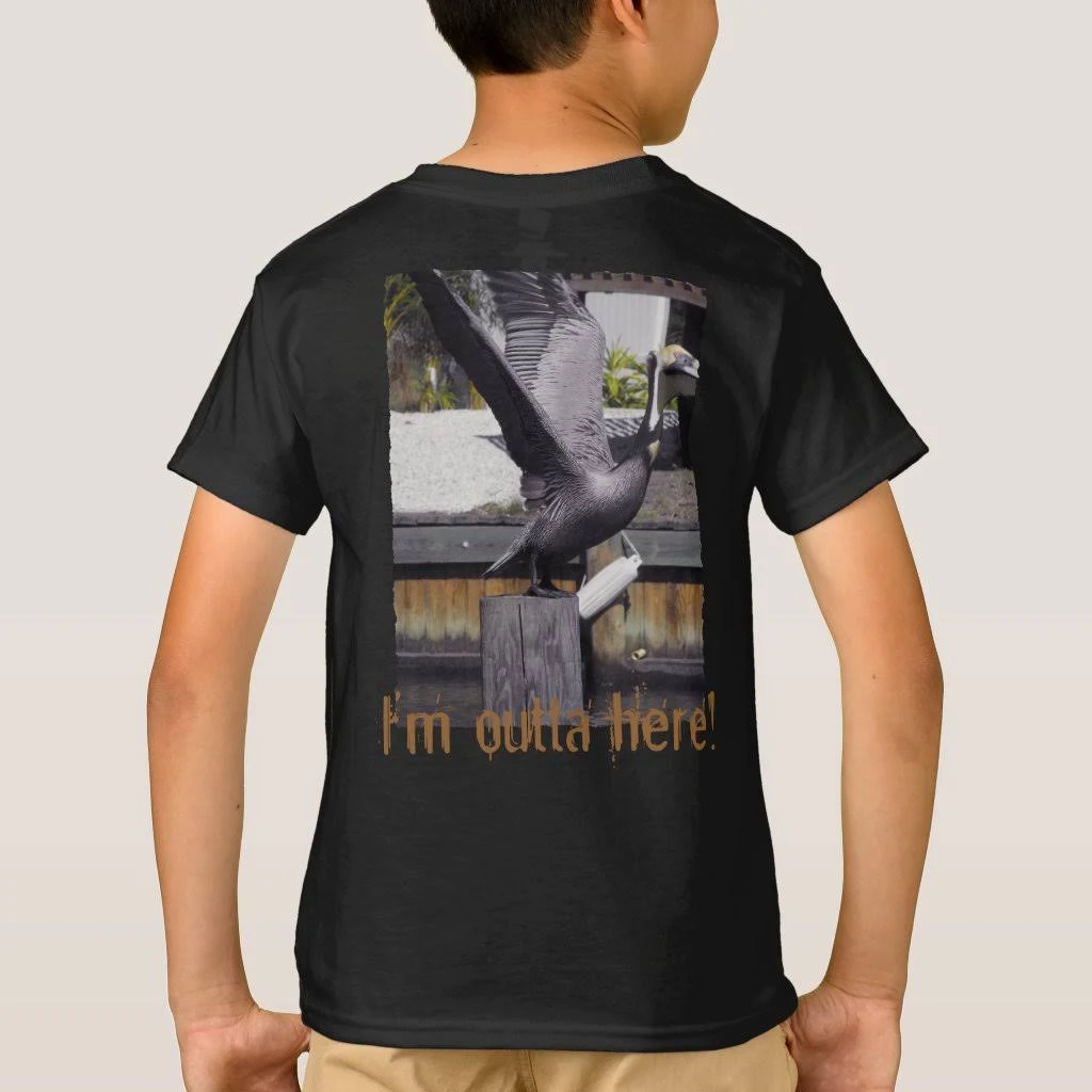 Pelican Taking Off T-Shirt