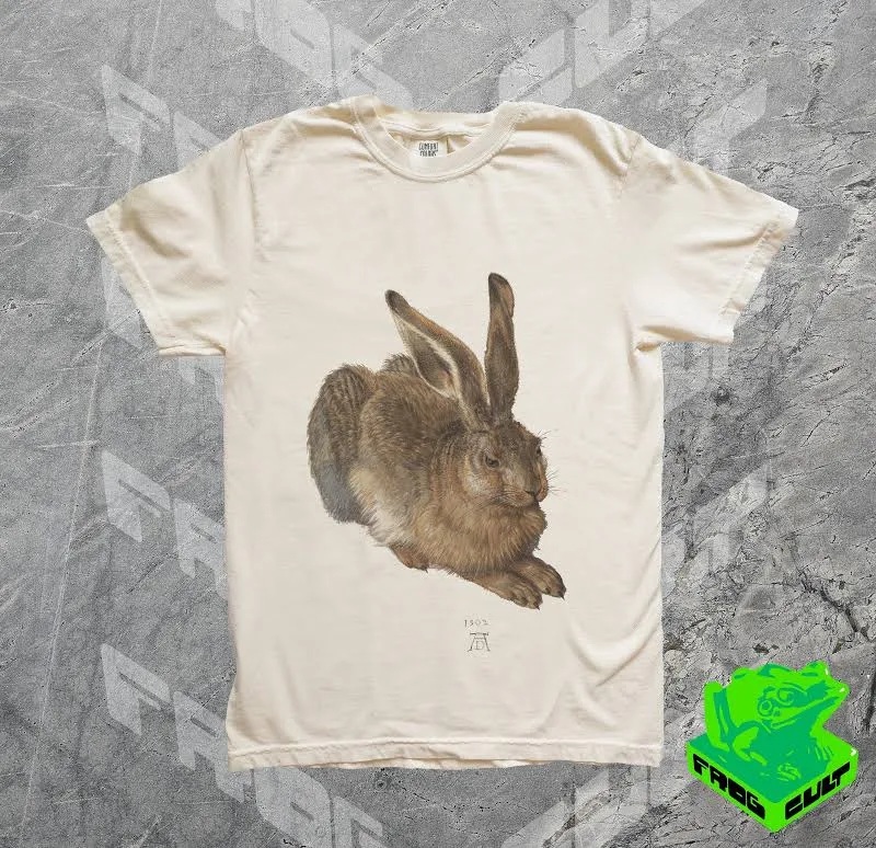 Vintage Rabbit Art 90s Oversize Graphic Tee