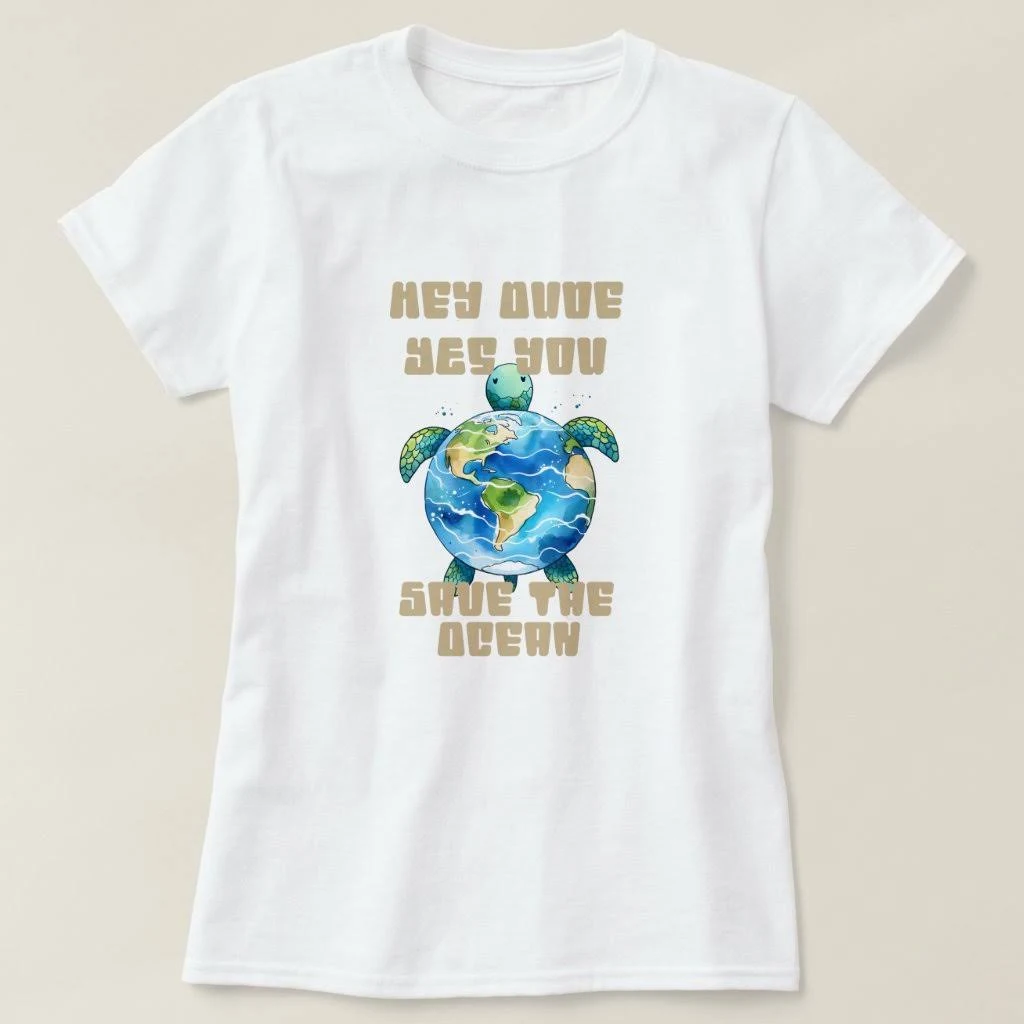 Save The Ocean Turtle T-Shirt