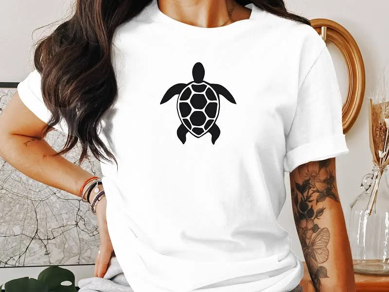 Sea Turtle Silhouette T-Shirt