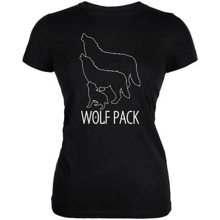 Old Glory Wolf Pack Family Soft T-Shirt