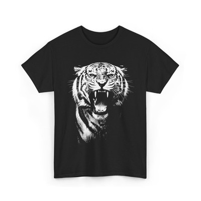 Tiger T-shirt, Wildlife Animal Lover Gift, Safari Jungle Tee, Big Cat