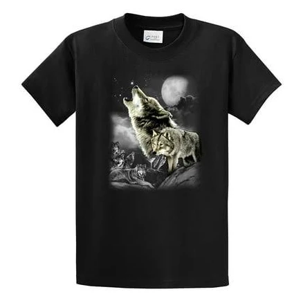 Trenz Wolf Wildlife Wolves Wild Howling T-Shirt