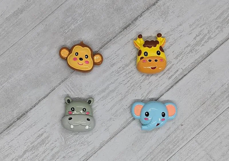 Safari Animal Magnets Set of 4
