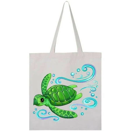 Inktastic Sea Turtles Swimming Tote Bag