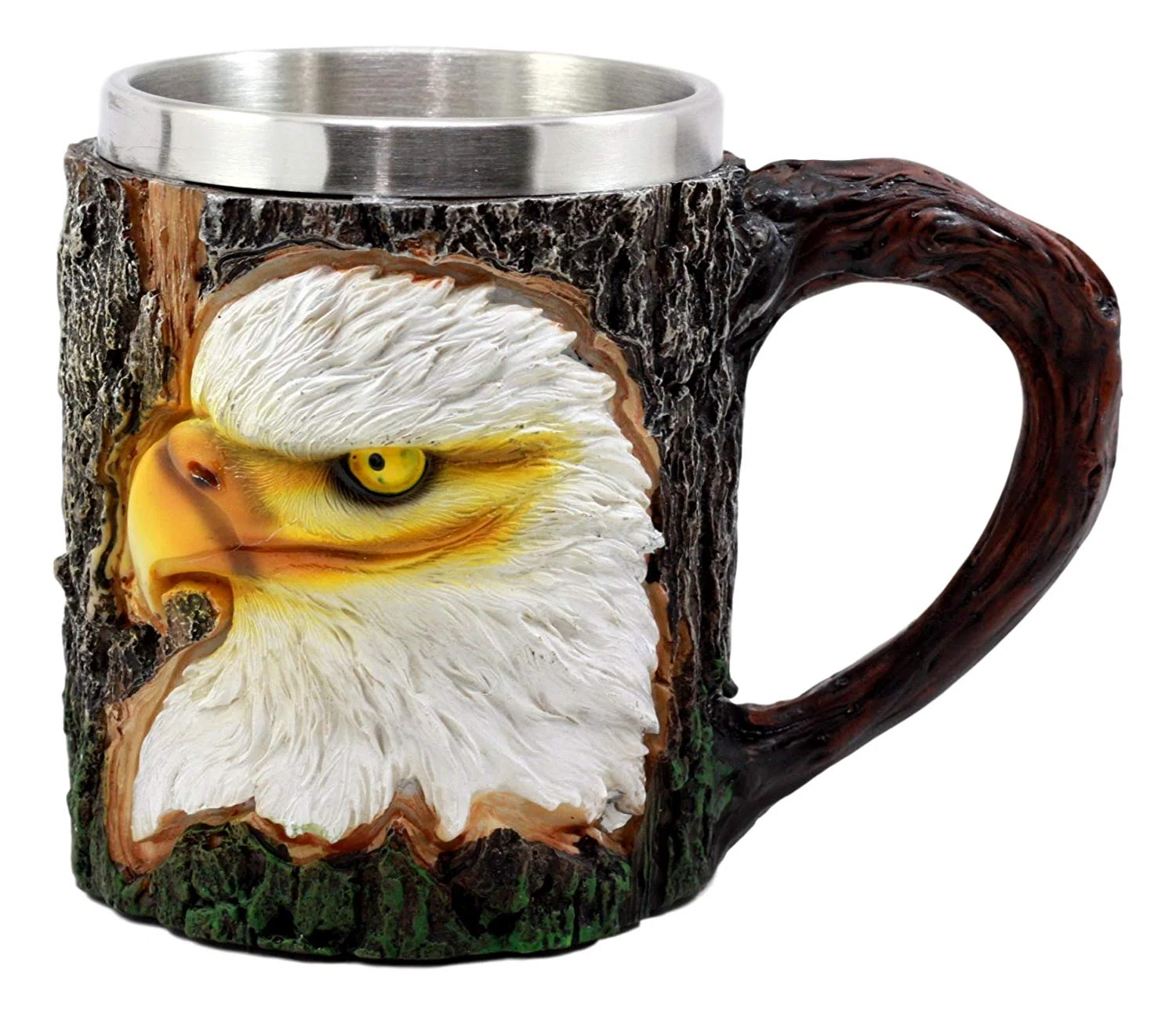 Wildlife Bald Eagle Rustic Cabin Decor Mug